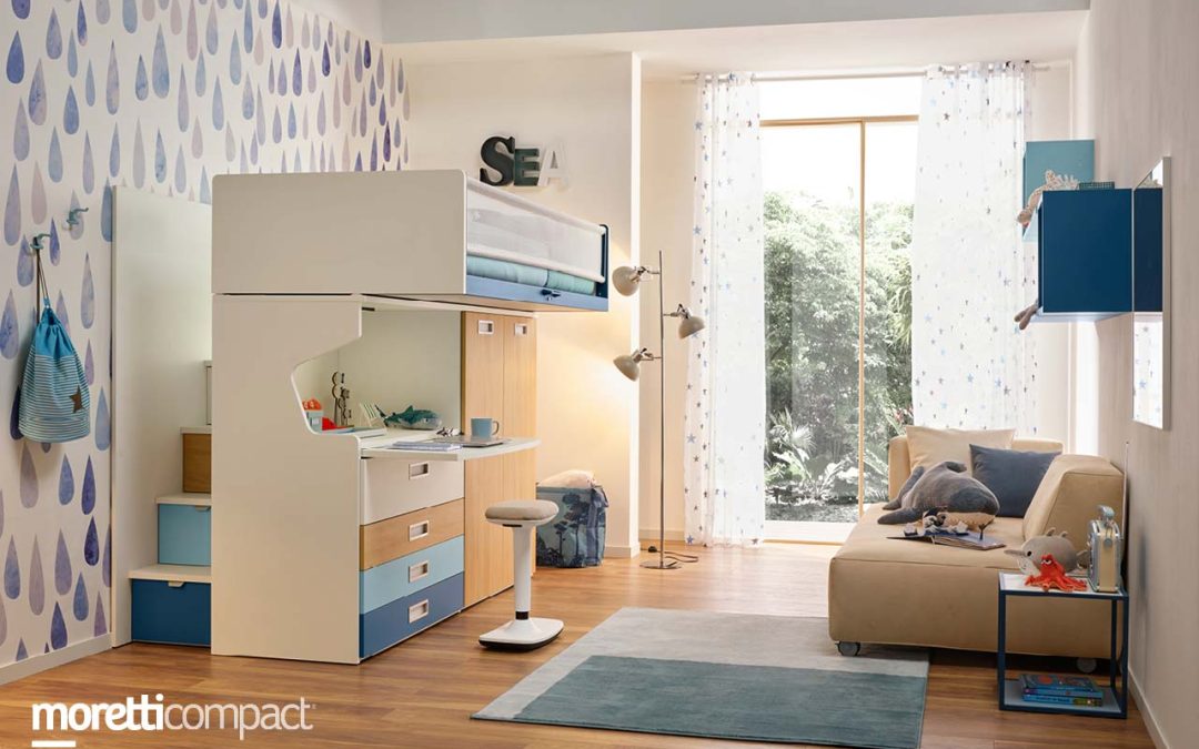 Camerette moderne per ragazzi: le proposte di Moretti Compact per il 2023 