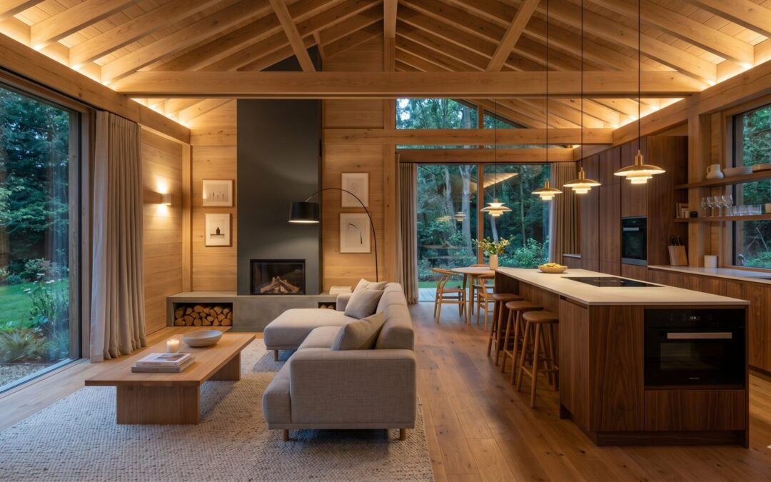Come arredare una casa in legno: idee di design che uniscono stile moderno e calore naturale